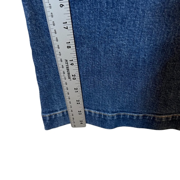 Stella McCartney Women’s Jeans Wide Leg Size 29 Darker Medium Wash - Picture 6 of 12